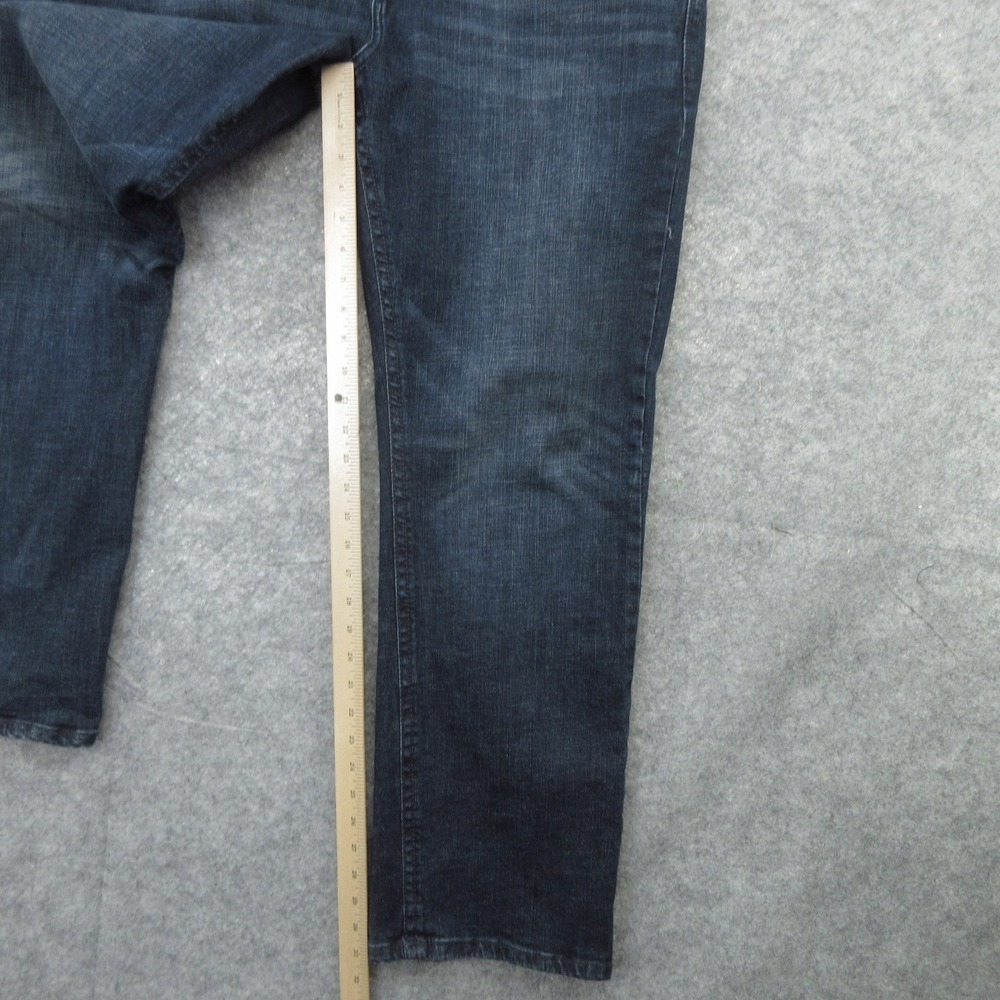 TK Axel Jeans Mens 38x31 Blue Slim Boot Dark Wash Denim Stretch Modern Fit - Picture 10 of 16